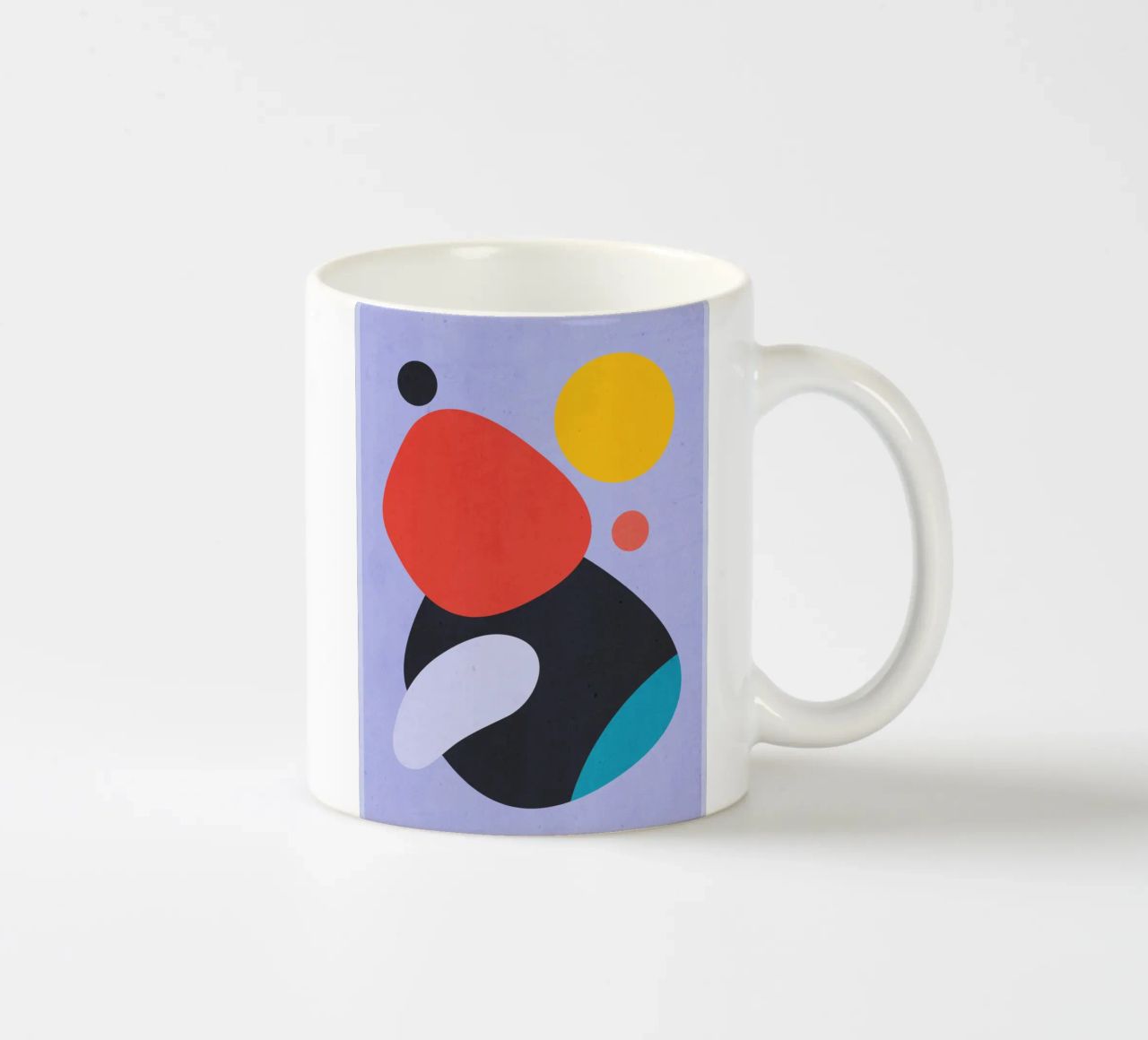 Forme astratte moderne e minimali a3 tazza in ceramica da ThingDesign