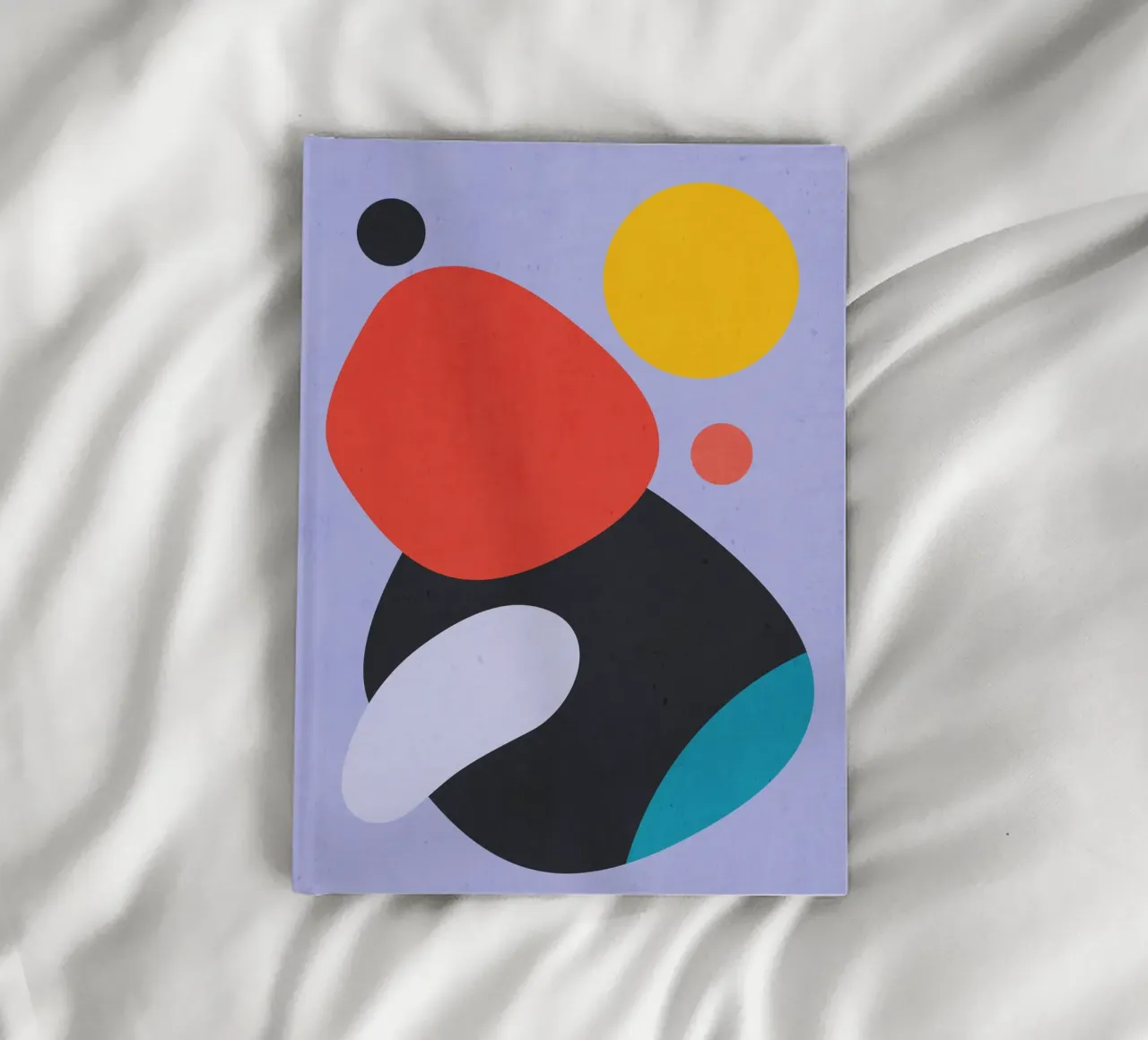 Modern Abstract Minimal Shapes a3 notebook by ThingDesign