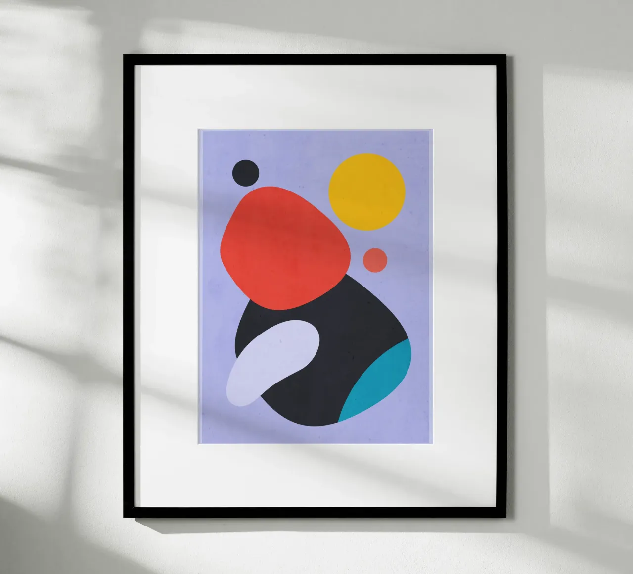 Modern Abstract Minimal Shapes a3 hahnemühle by ThingDesign