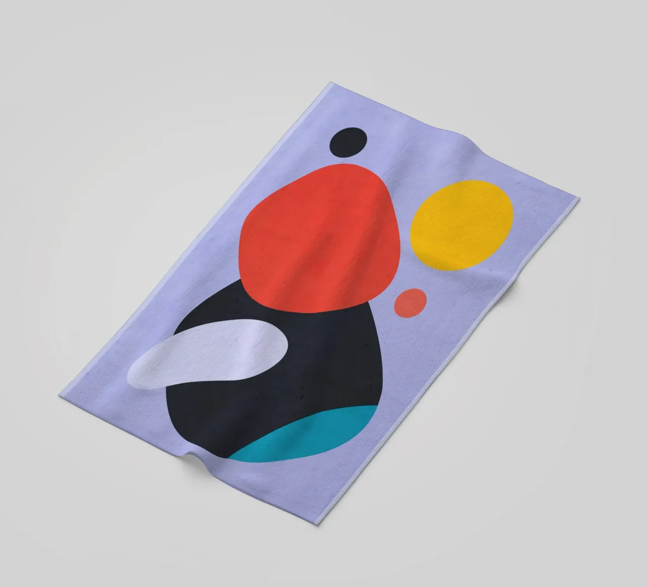 Formas modernas, abstractas y mínimas a3 toalla de playa de ThingDesign