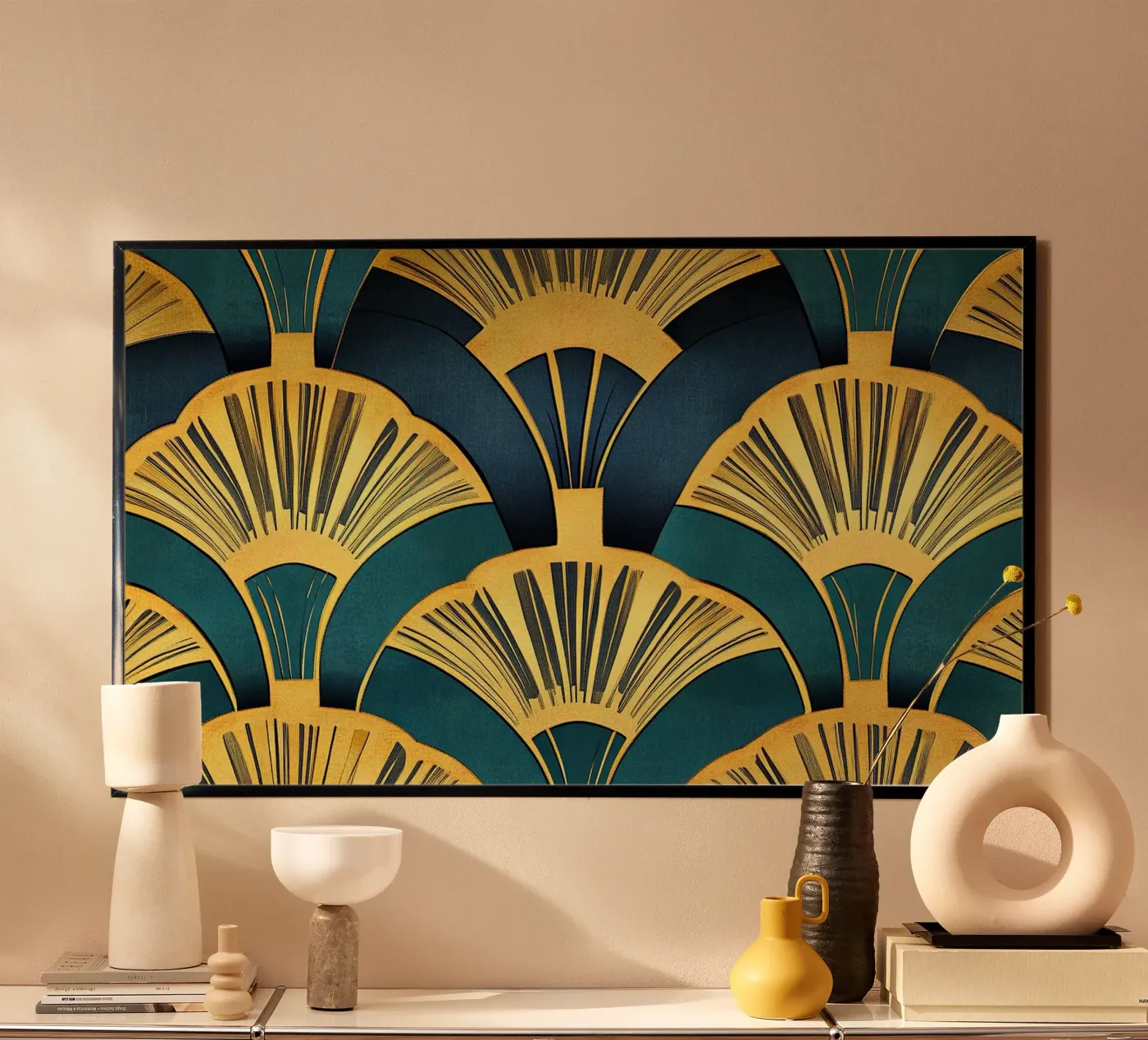 Art Deco poster by Nikis Art Studio