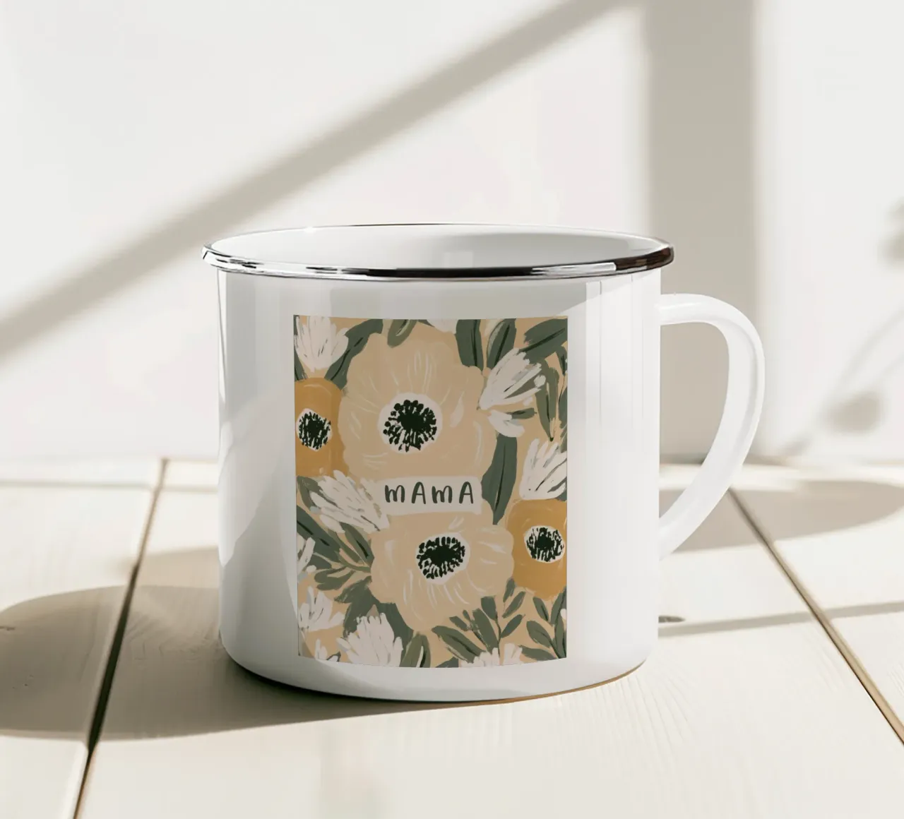 Mama No 2 tazza in smalto da treechild