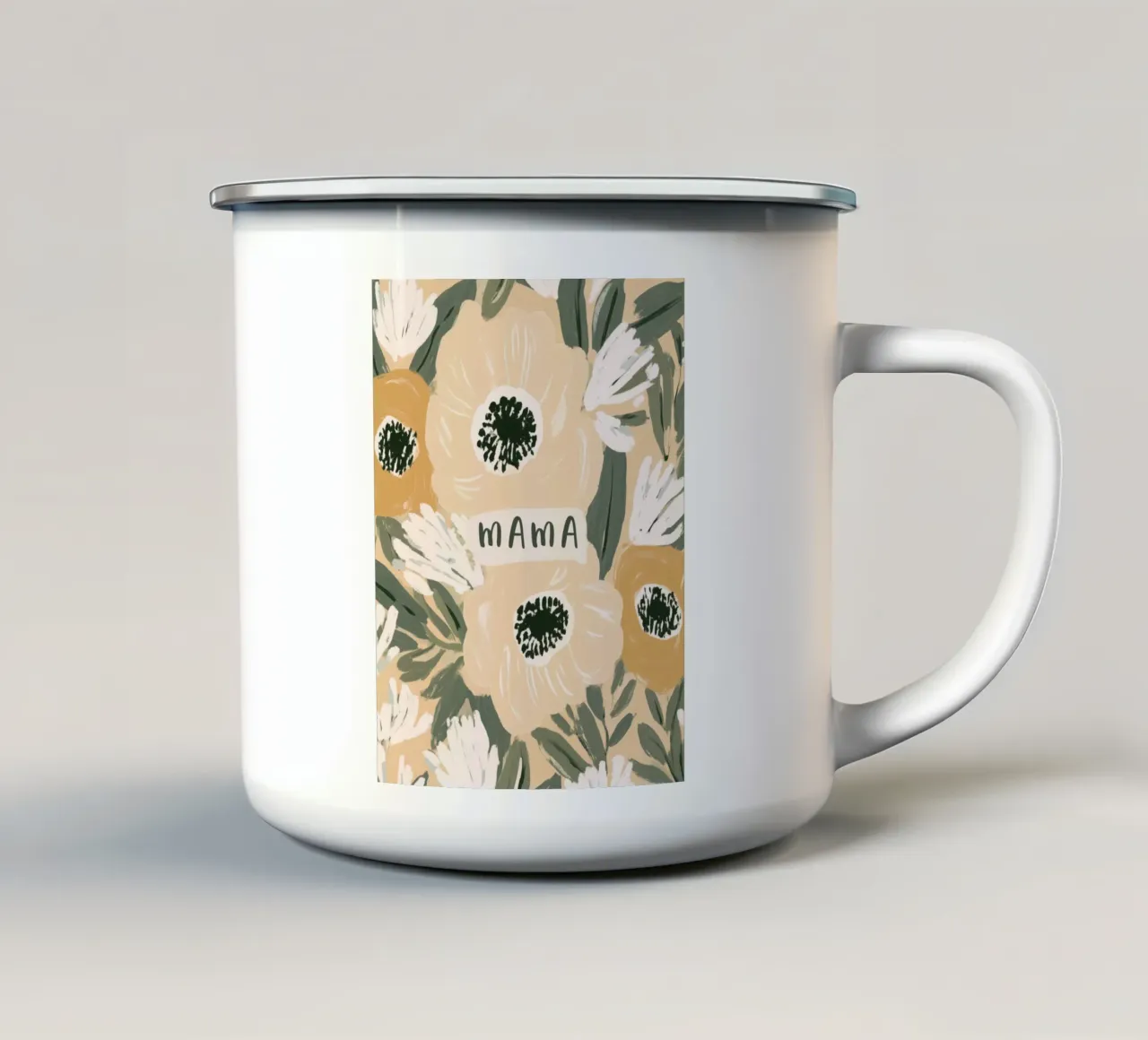 Mama No 2 tazza in smalto da treechild