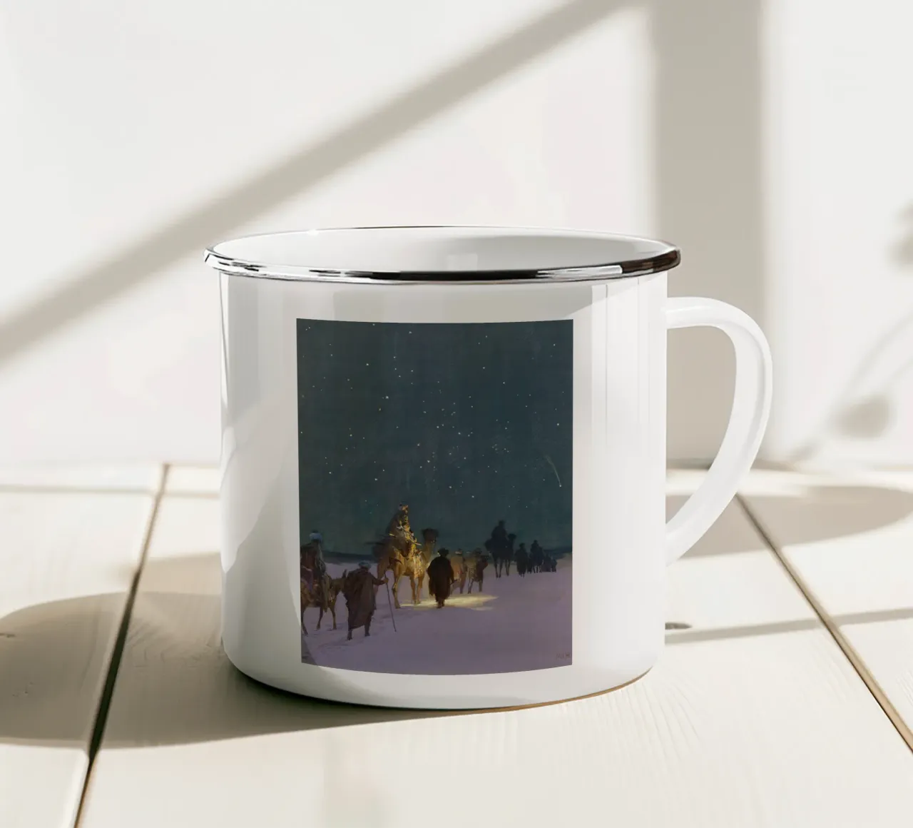 Paul Hey - I Re Magi tazza in smalto da ARTOTHEK