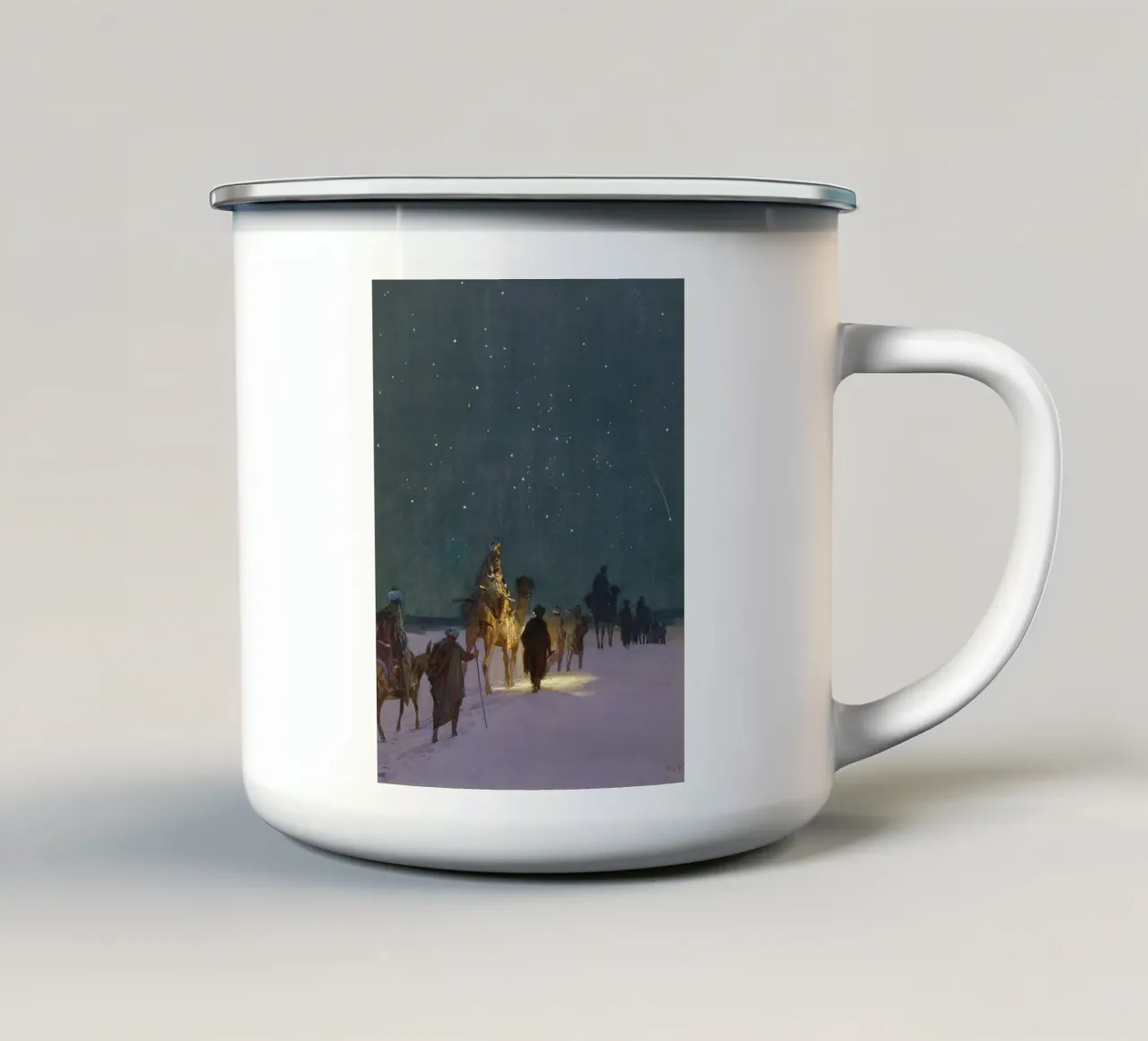 Paul Hey - I Re Magi tazza in smalto da ARTOTHEK