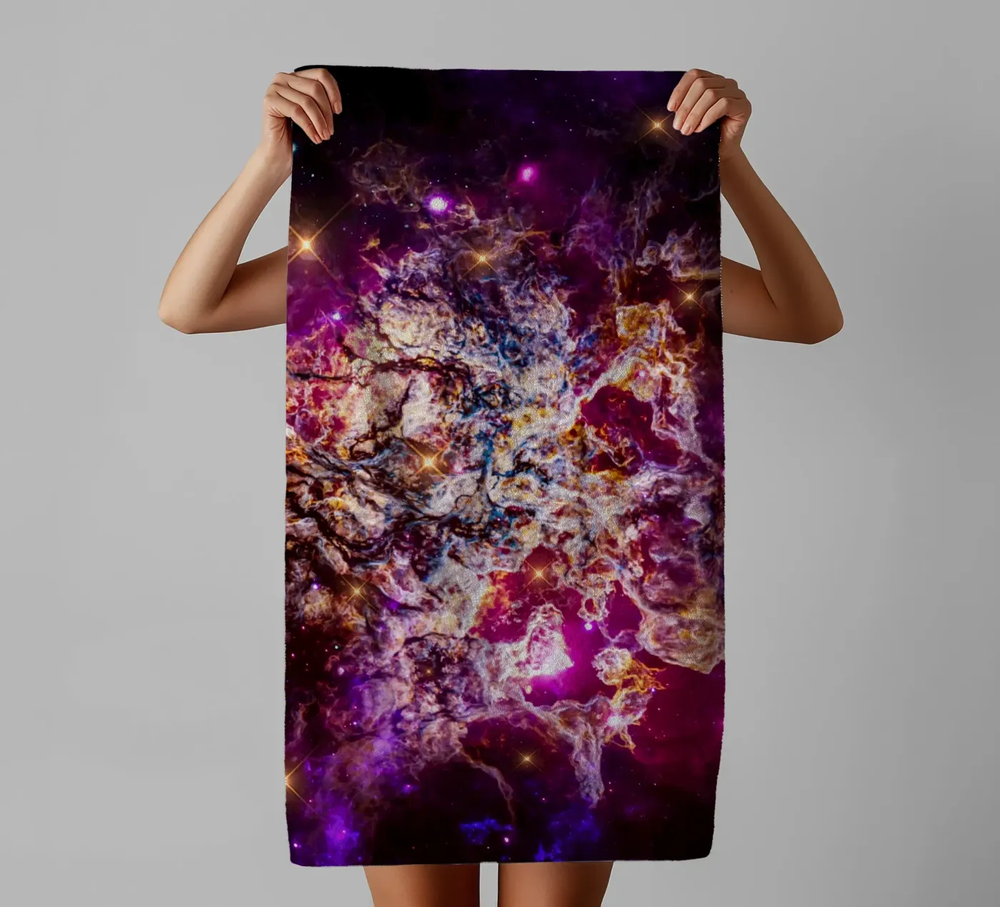 Infinity Glow towel by Stellar Dream Art