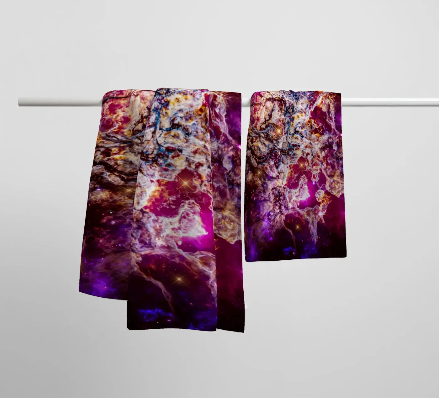 Infinity Glow towel by Stellar Dream Art