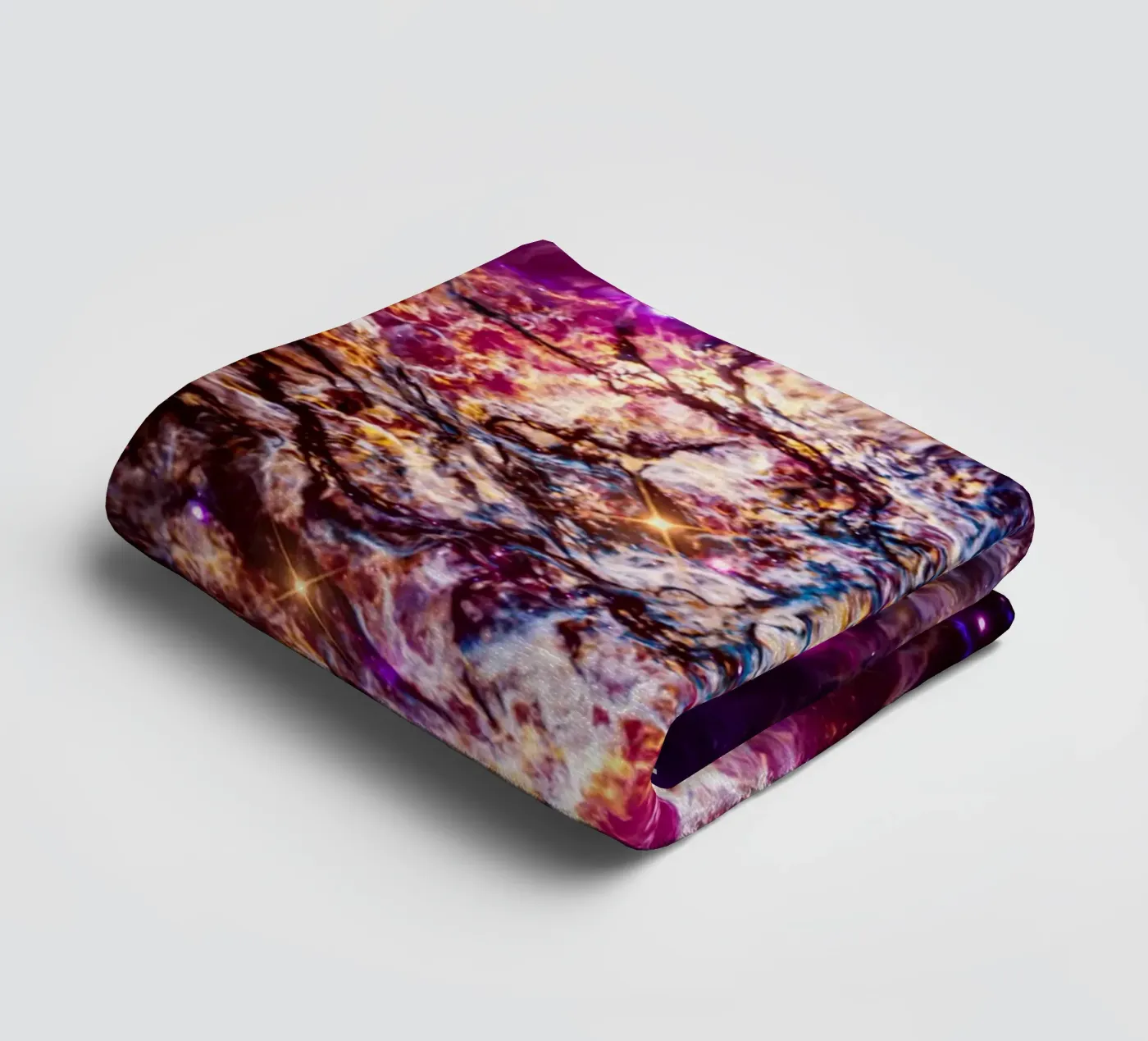 Infinity Glow towel by Stellar Dream Art