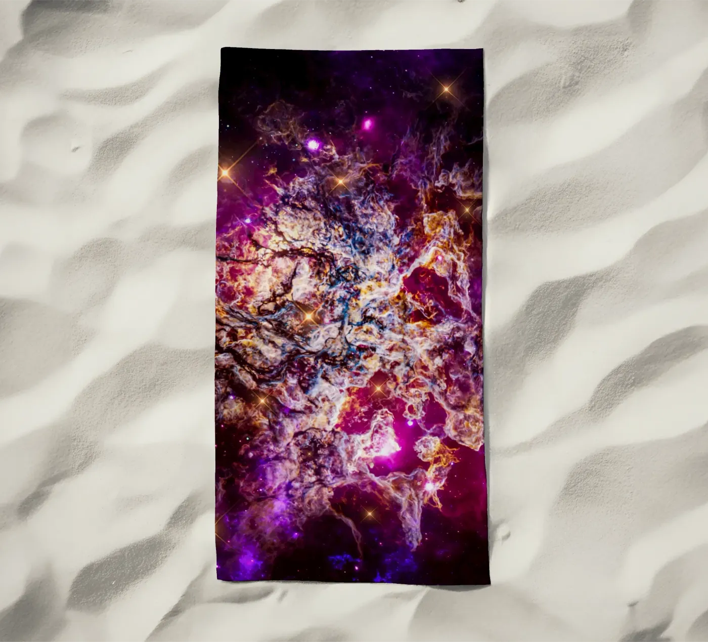 Infinity Glow Strandtuch von Stellar Dream Art