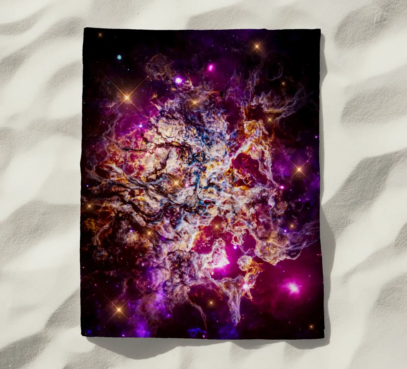 Infinity Glow Strandtuch von Stellar Dream Art