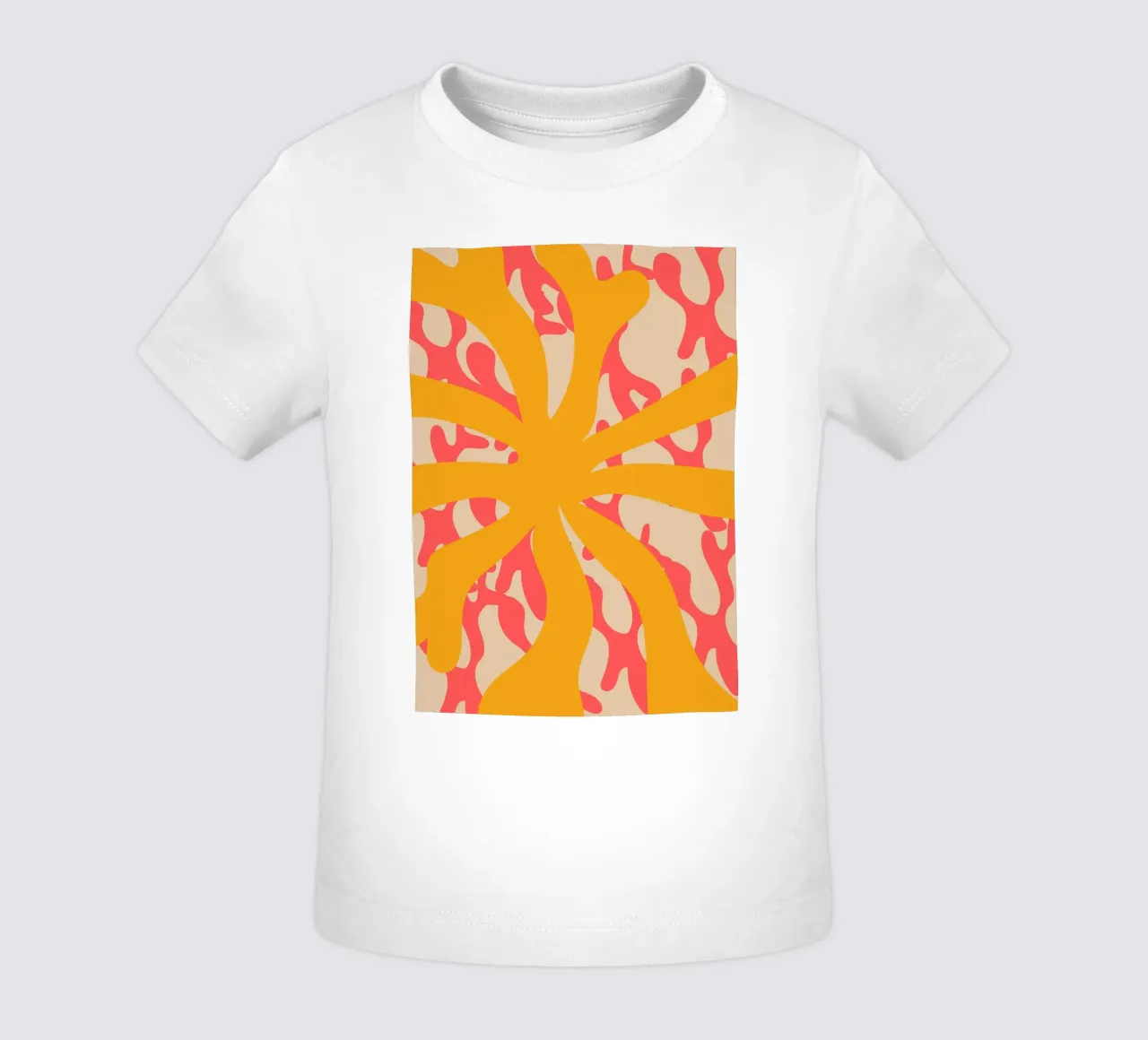 Sun Flower | Abstract | Art | Summer Vibes maglietta neonato da PrintCessStudio