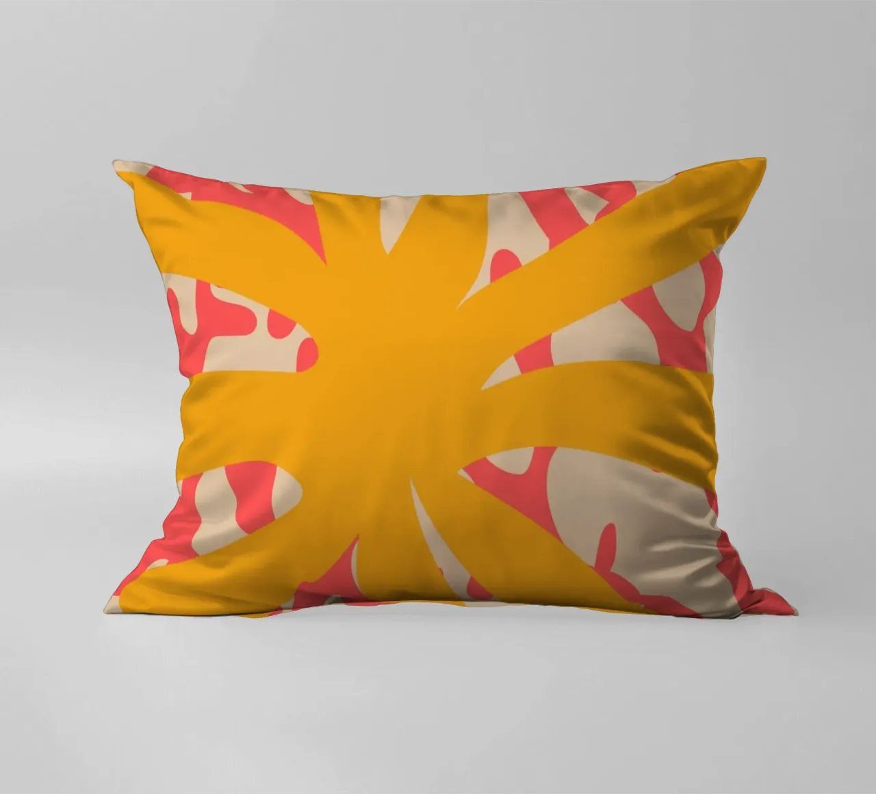 Sun Flower | Abstract | Art | Summer Vibes cuscino da PrintCessStudio