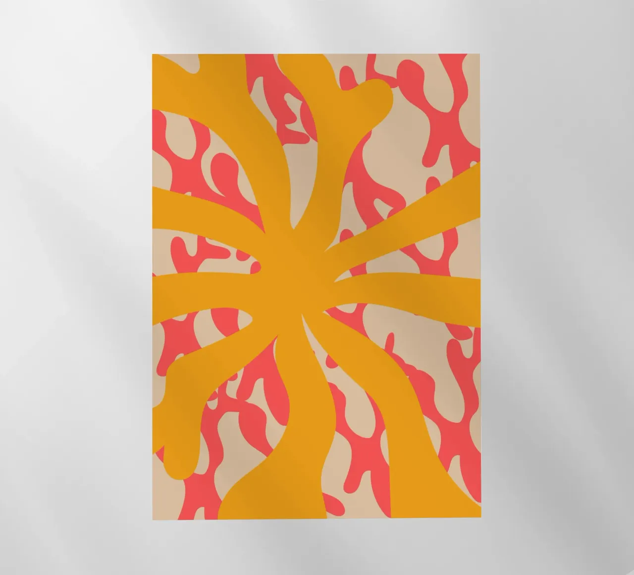 Sun Flower | Abstract | Art | Summer Vibes pellicola backlit da PrintCessStudio