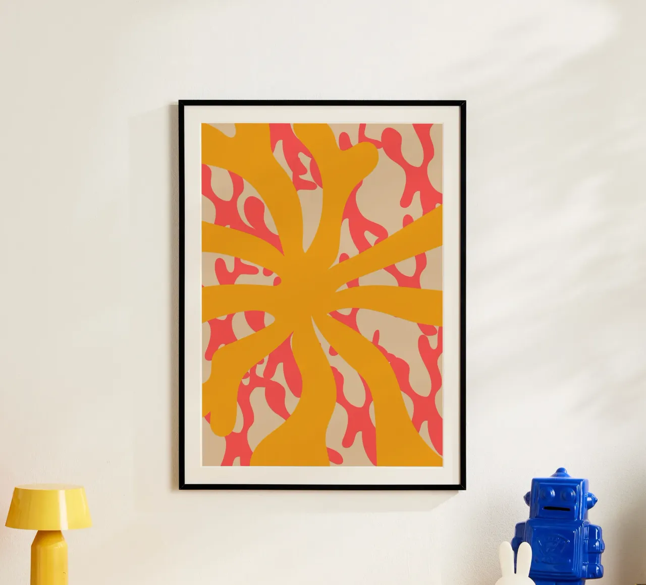 Sun Flower | Abstract | Art | Summer Vibes poster da PrintCessStudio
