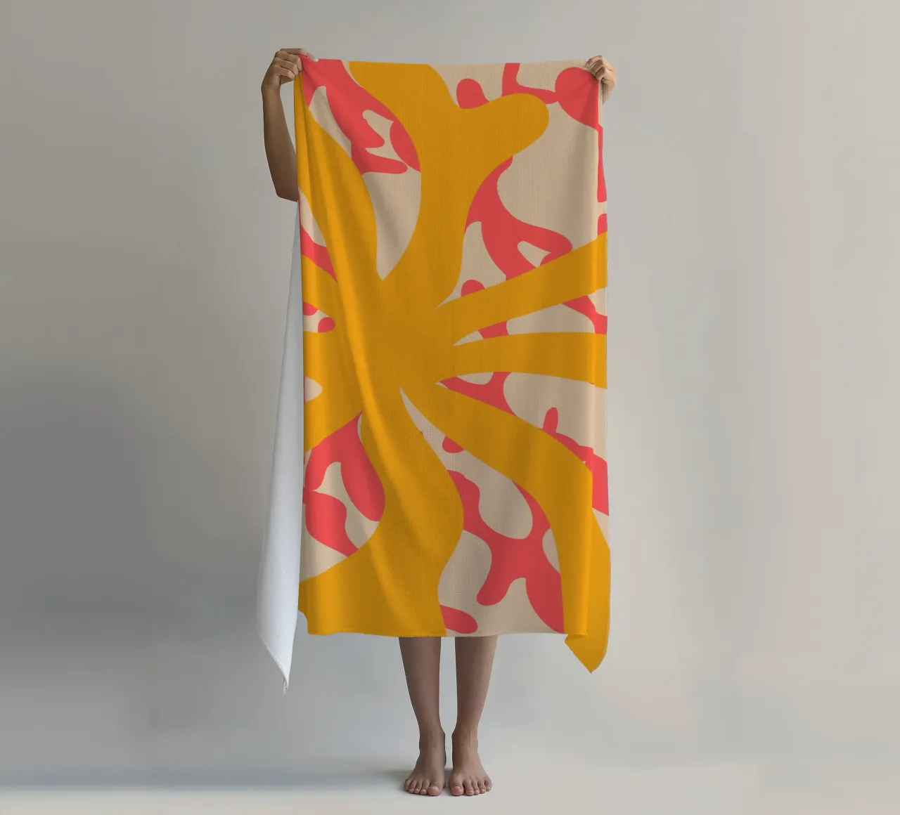 Sun Flower | Abstract | Art | Summer Vibes telo mare da PrintCessStudio