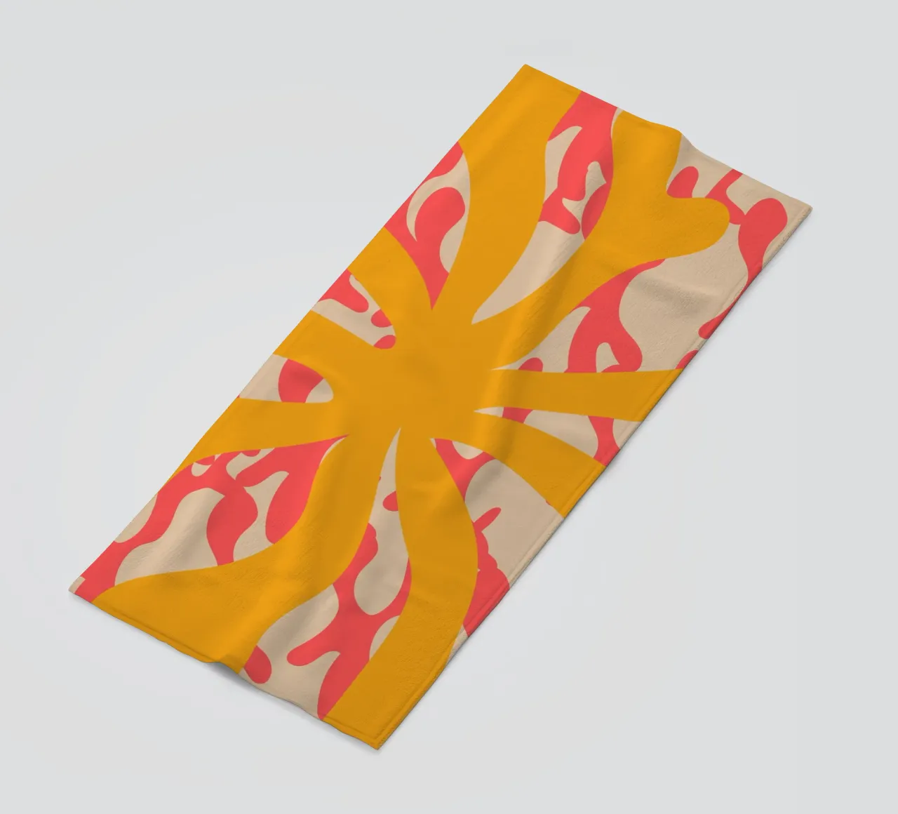 Sun Flower | Abstract | Art | Summer Vibes telo mare da PrintCessStudio