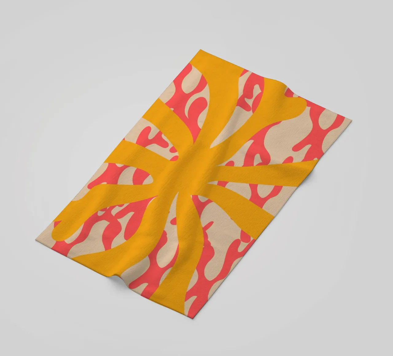 Sun Flower | Abstract | Art | Summer Vibes telo mare da PrintCessStudio