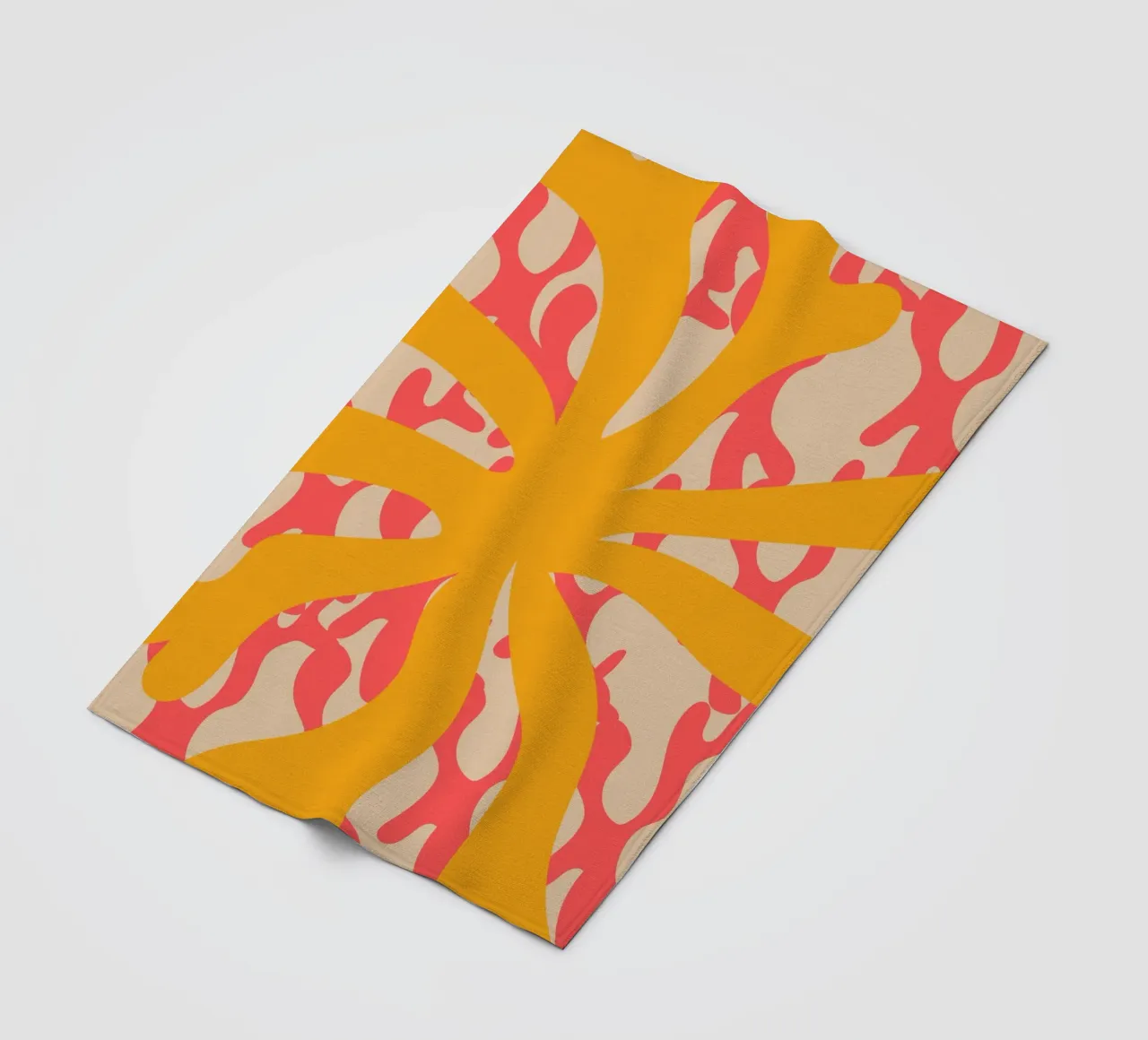 Sun Flower | Abstract | Art | Summer Vibes coperta in pile da PrintCessStudio