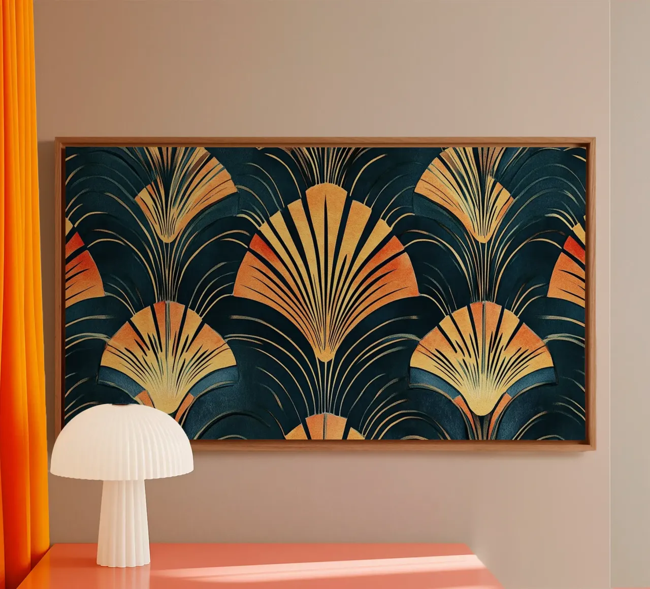 Art déco canvas by Nikis Art Studio