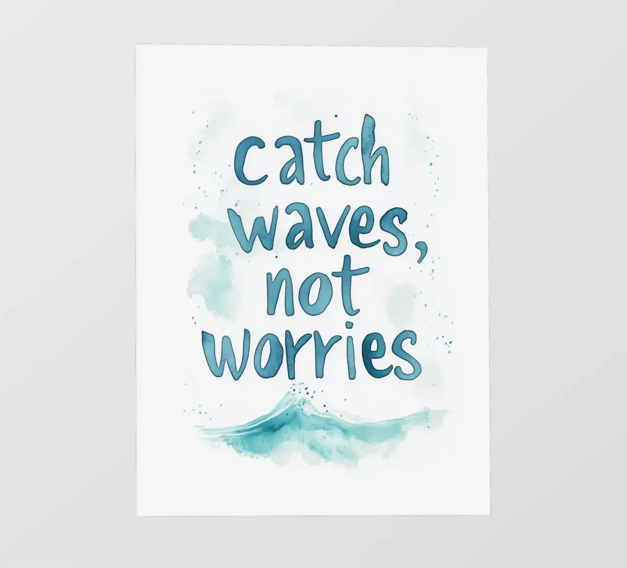 Catch Waves Not Worries No 2 telo in pvc da treechild