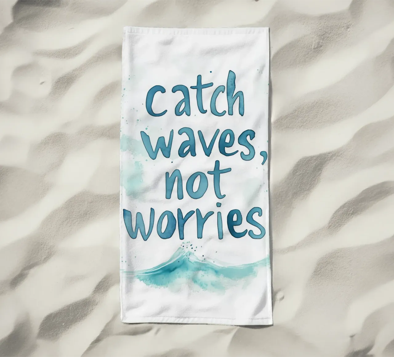 Catch Waves Not Worries No 2 telo mare da treechild