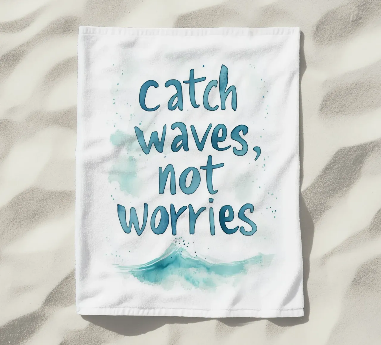 Catch Waves Not Worries No 2 telo mare da treechild