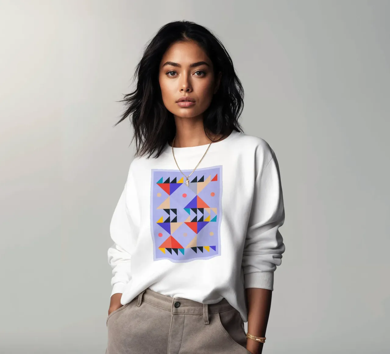 Formes modernes abstraites et minimales a4 sweat de ThingDesign