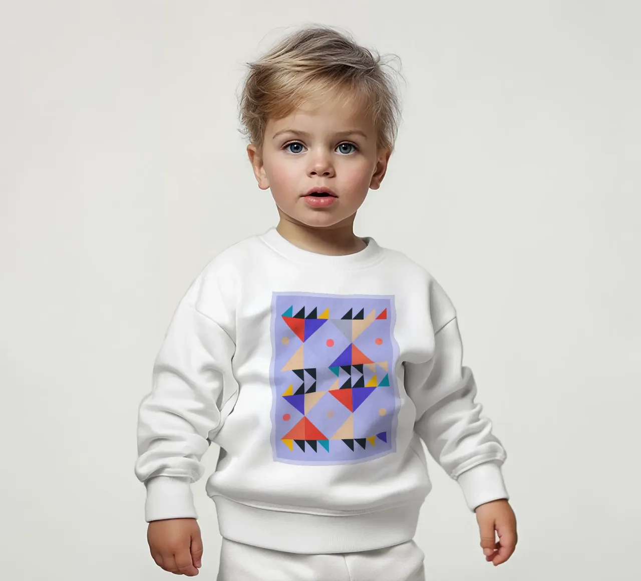 Moderne abstrakte minimale Formen a4 Baby Sweatshirt von ThingDesign