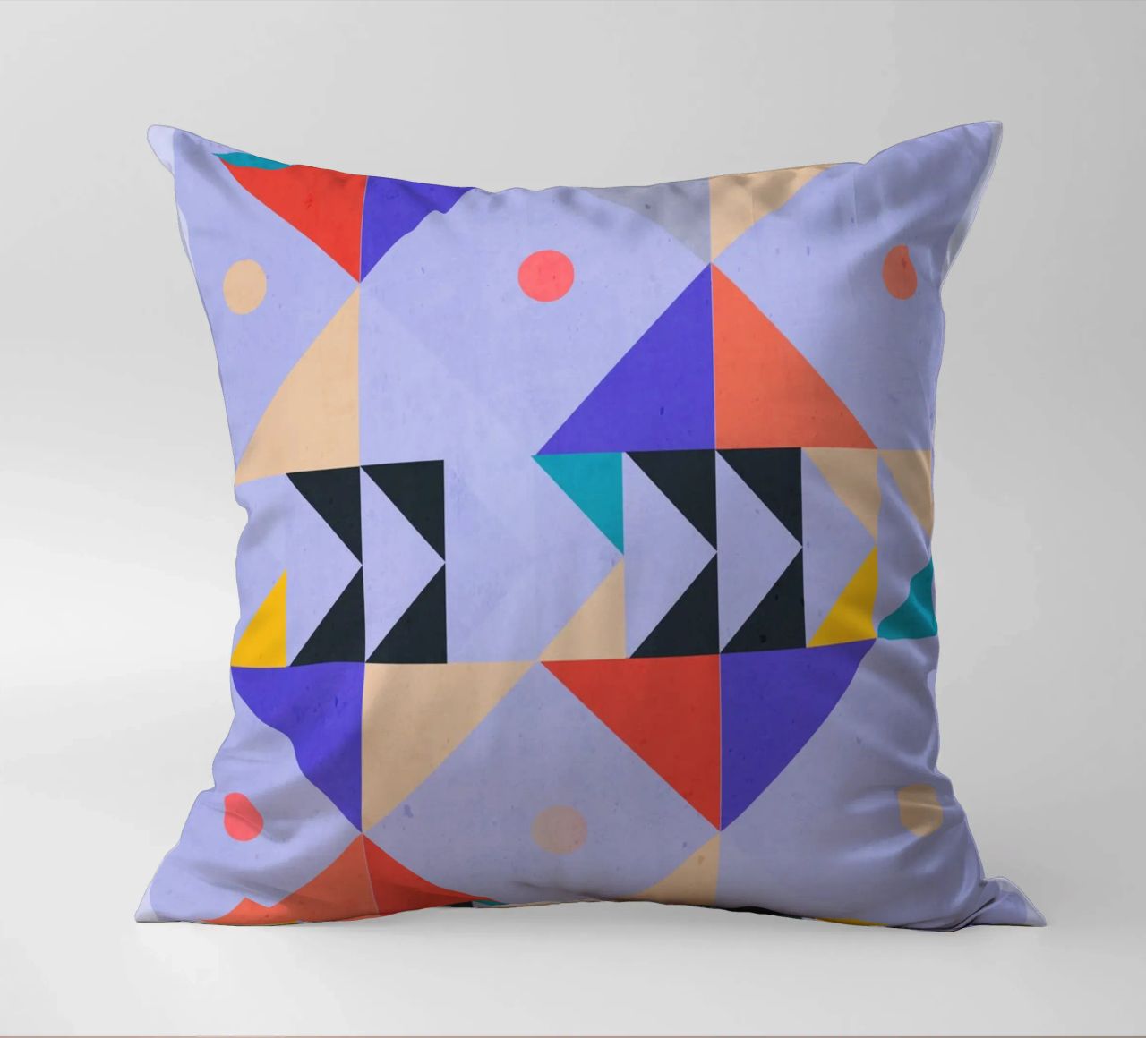 Modern Abstract Minimal Shapes a4 decorative cushion by ThingDesign
