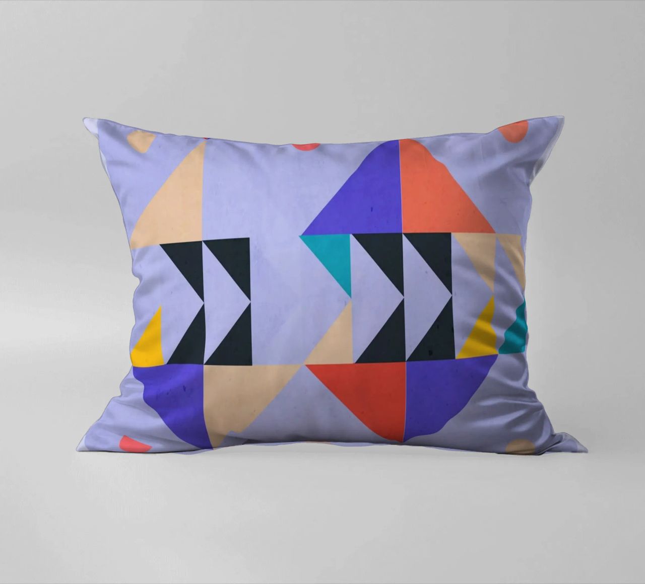 Modern Abstract Minimal Shapes a4 decorative cushion by ThingDesign