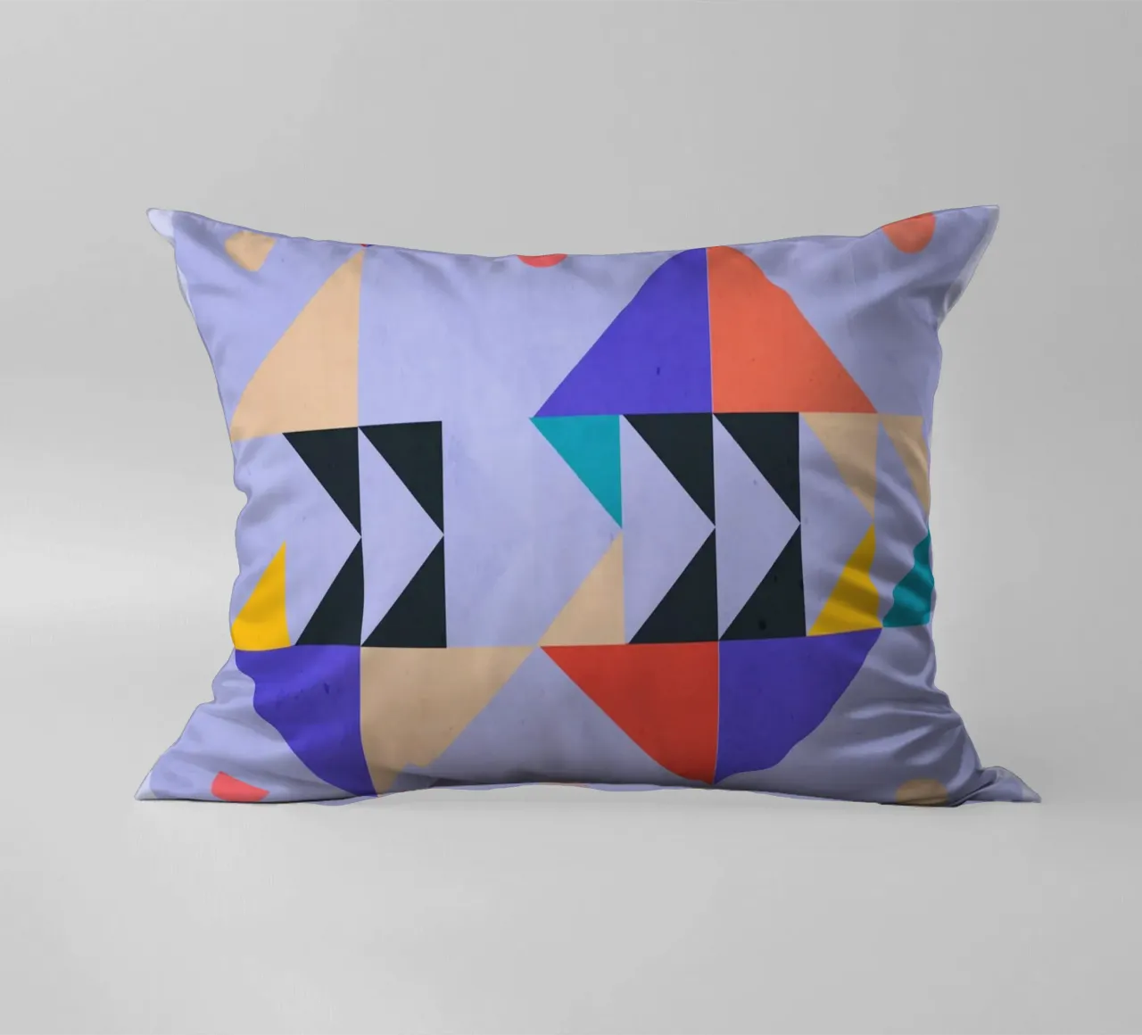 Moderne abstrakte minimale Formen a4 Kissen von ThingDesign
