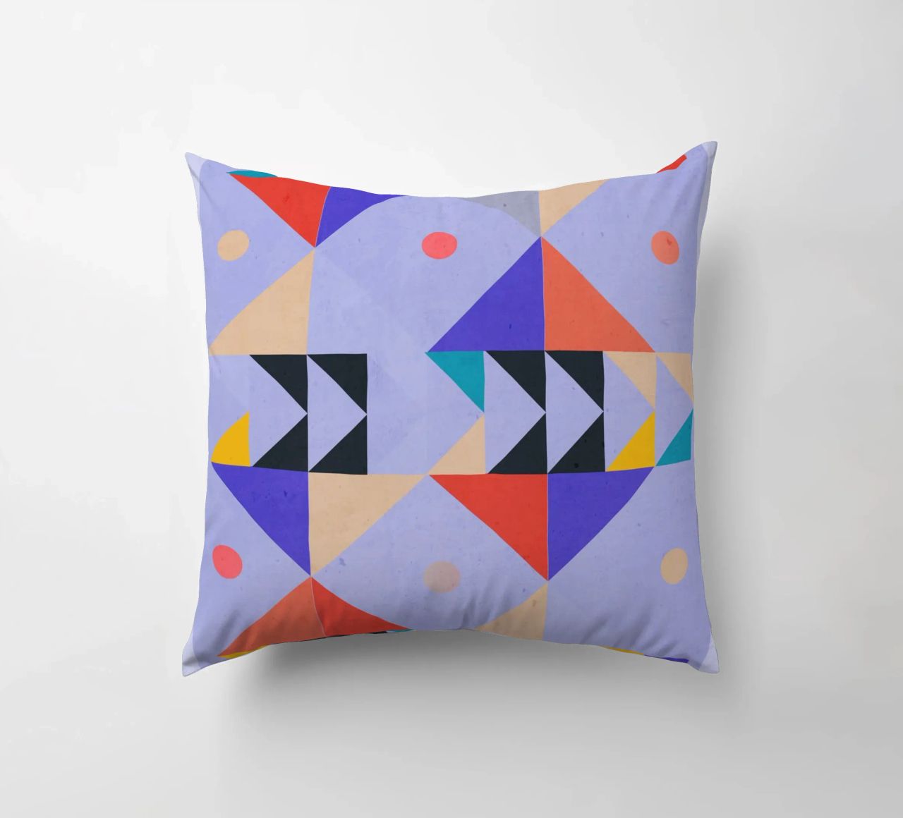 Modern Abstract Minimal Shapes a4 decorative cushion by ThingDesign