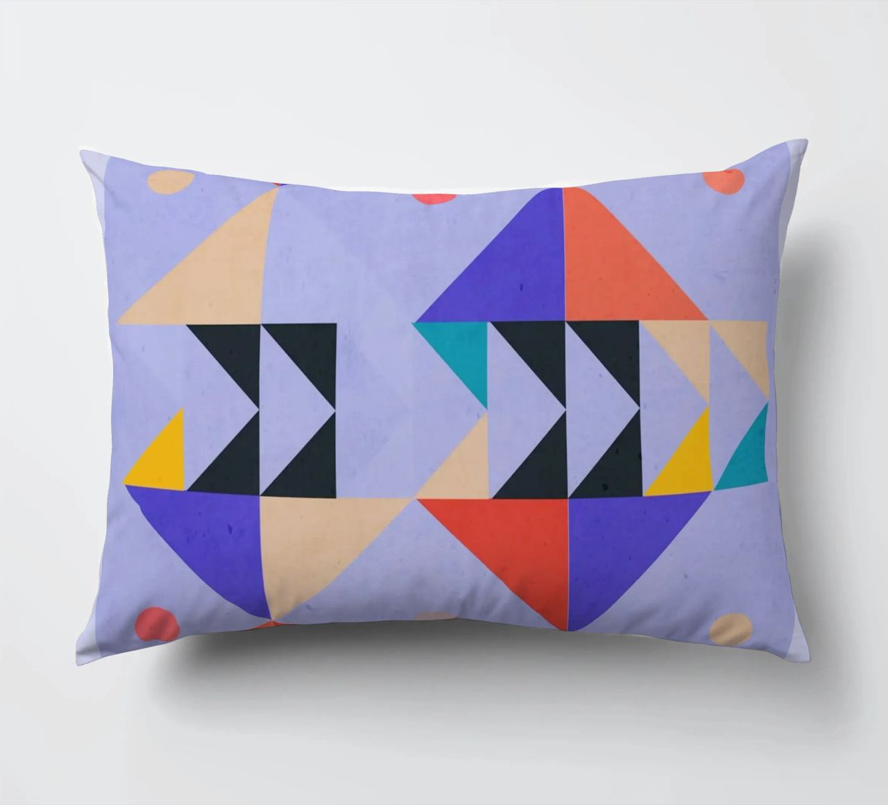 Modern Abstract Minimal Shapes a4 decorative cushion by ThingDesign