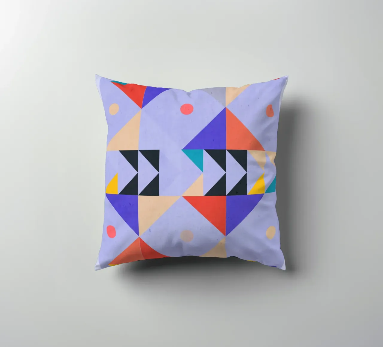 Moderne abstrakte minimale Formen a4 Kissen von ThingDesign