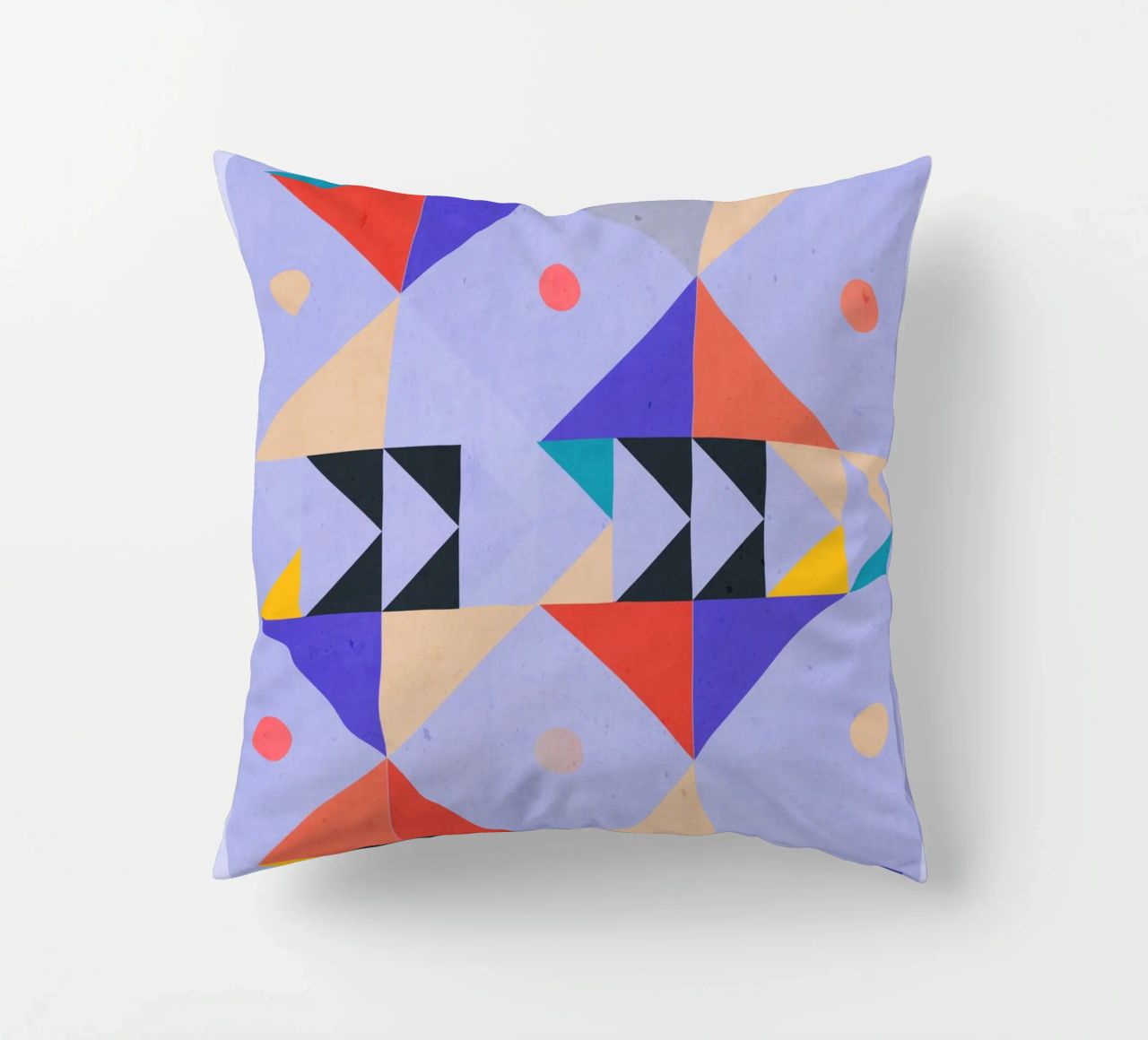 Modern Abstract Minimal Shapes a4 decorative cushion by ThingDesign