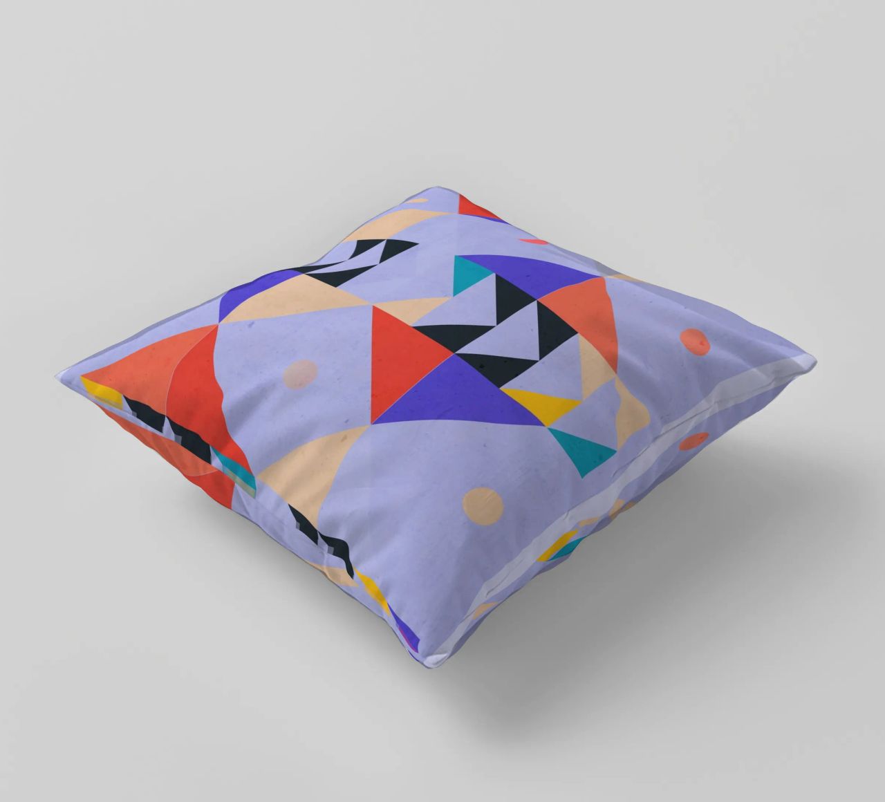 Modern Abstract Minimal Shapes a4 decorative cushion by ThingDesign
