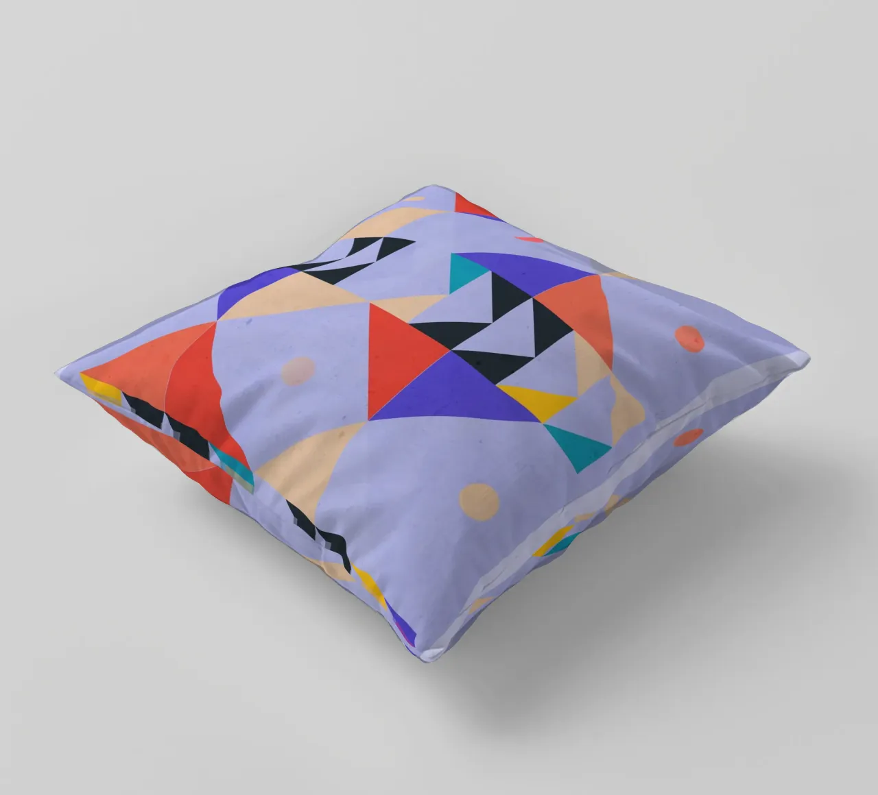 Moderne abstrakte minimale Formen a4 Kissen von ThingDesign