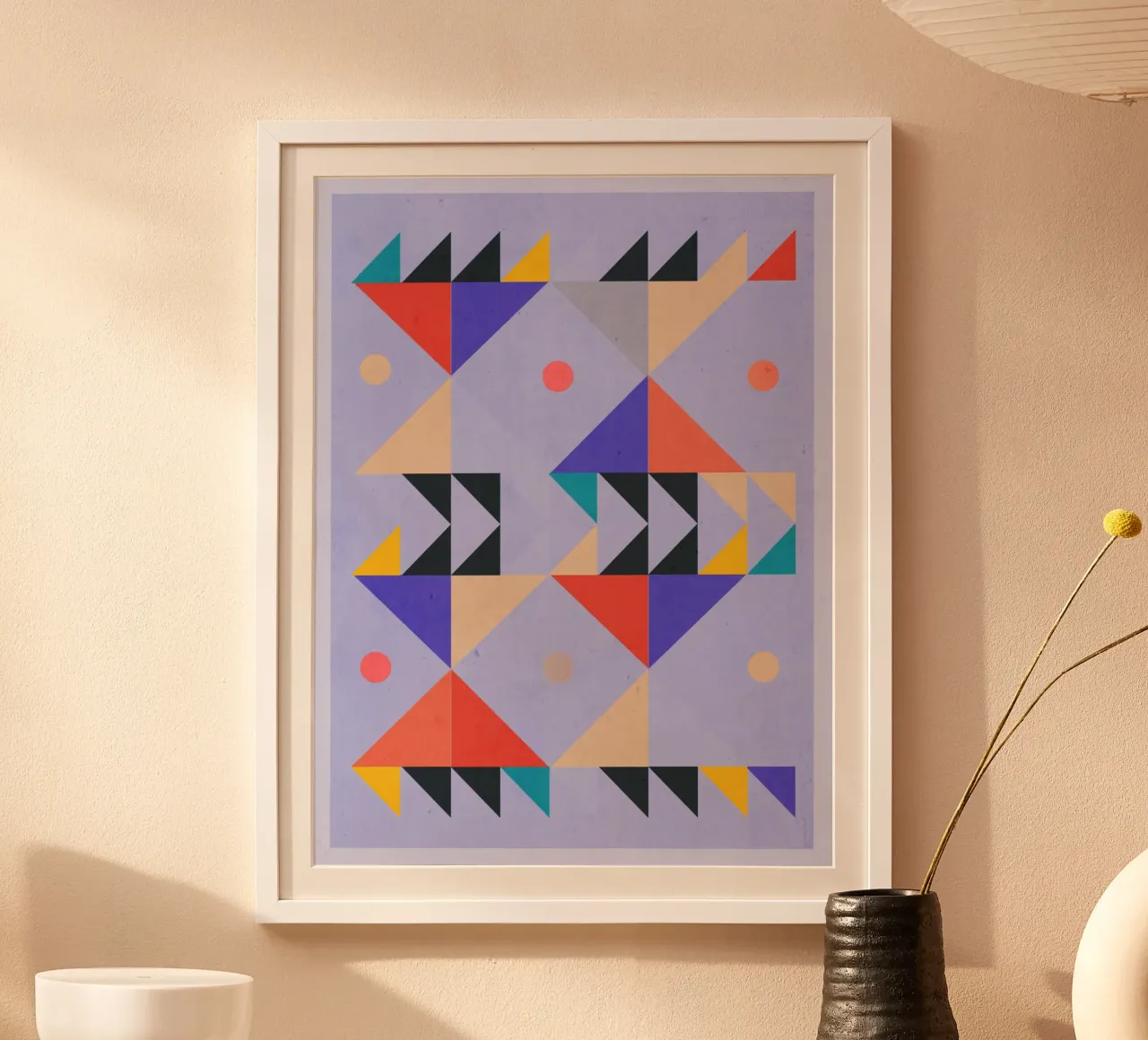 Moderne abstracte minimale vormen a4 hahnemühle van ThingDesign