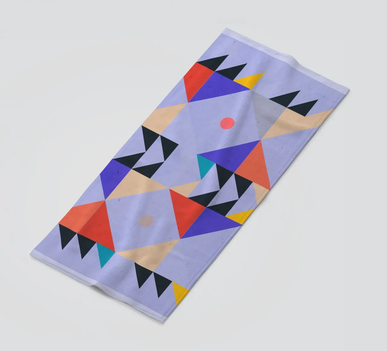 Moderne abstrakte minimale Formen a4 Strandtuch von ThingDesign