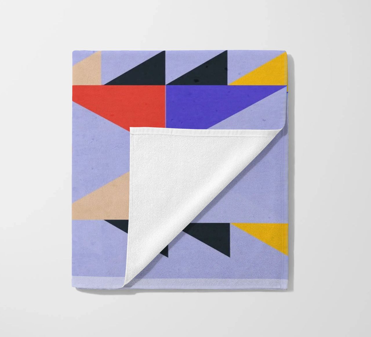 Modern Abstract Minimal Shapes a4 beach towel by ThingDesign