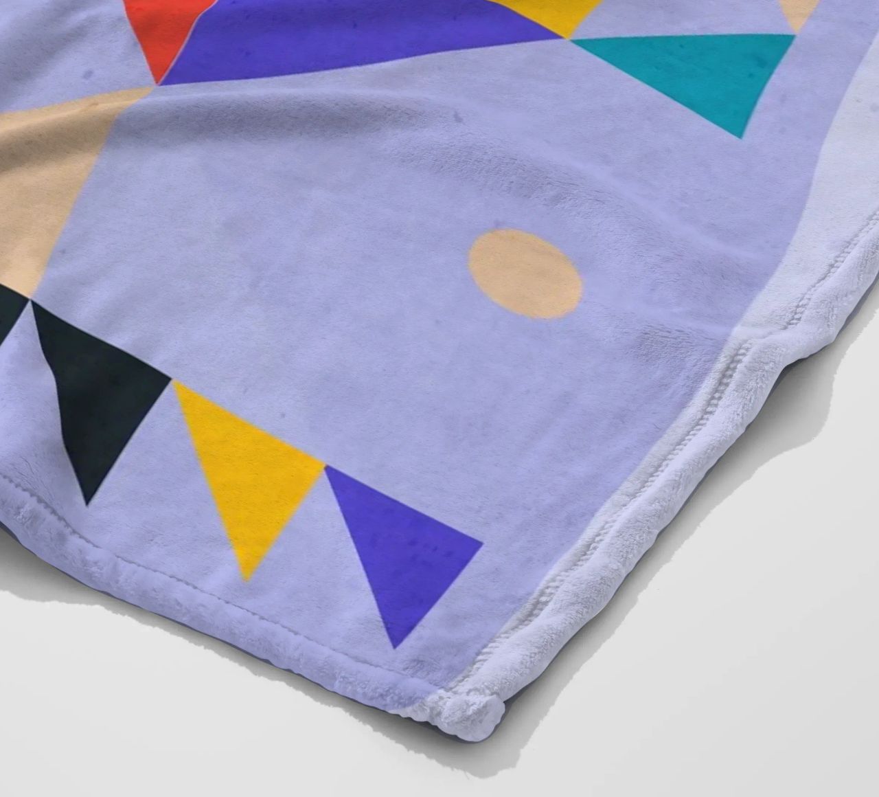 Modern Abstract Minimal Shapes a4 fleece blanket by ThingDesign