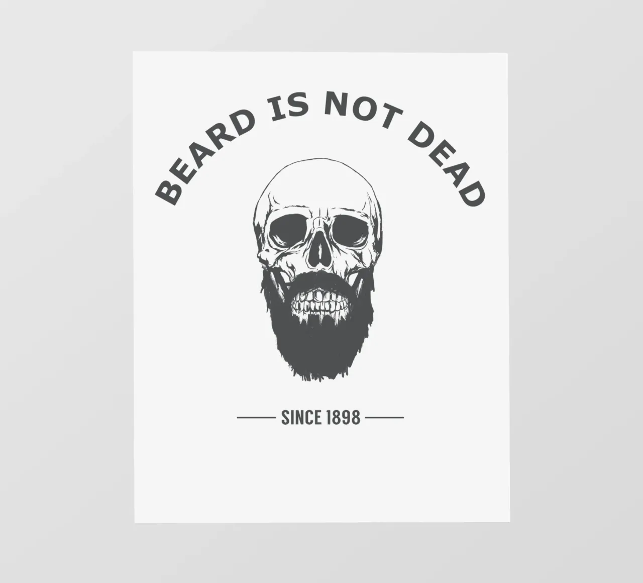 Bearded Skull pellicola backlit da Balazs Solti
