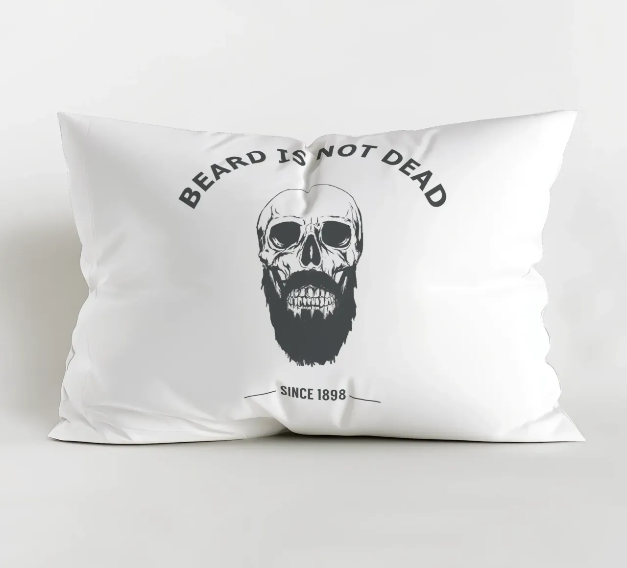 Bearded Skull cuscino da Balazs Solti