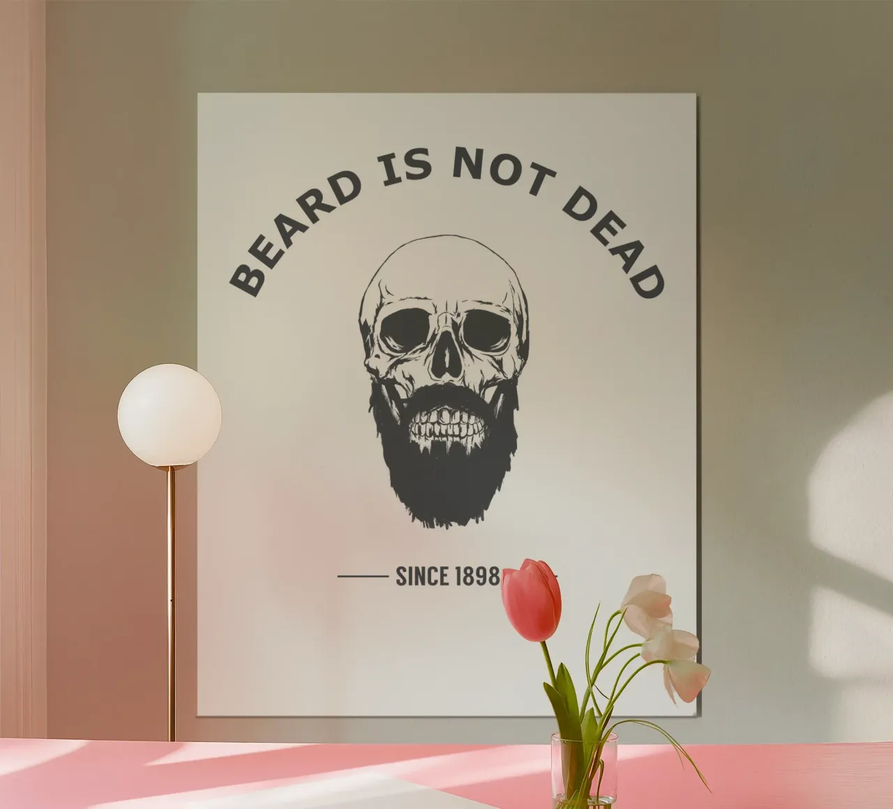 Bearded Skull poster da Balazs Solti