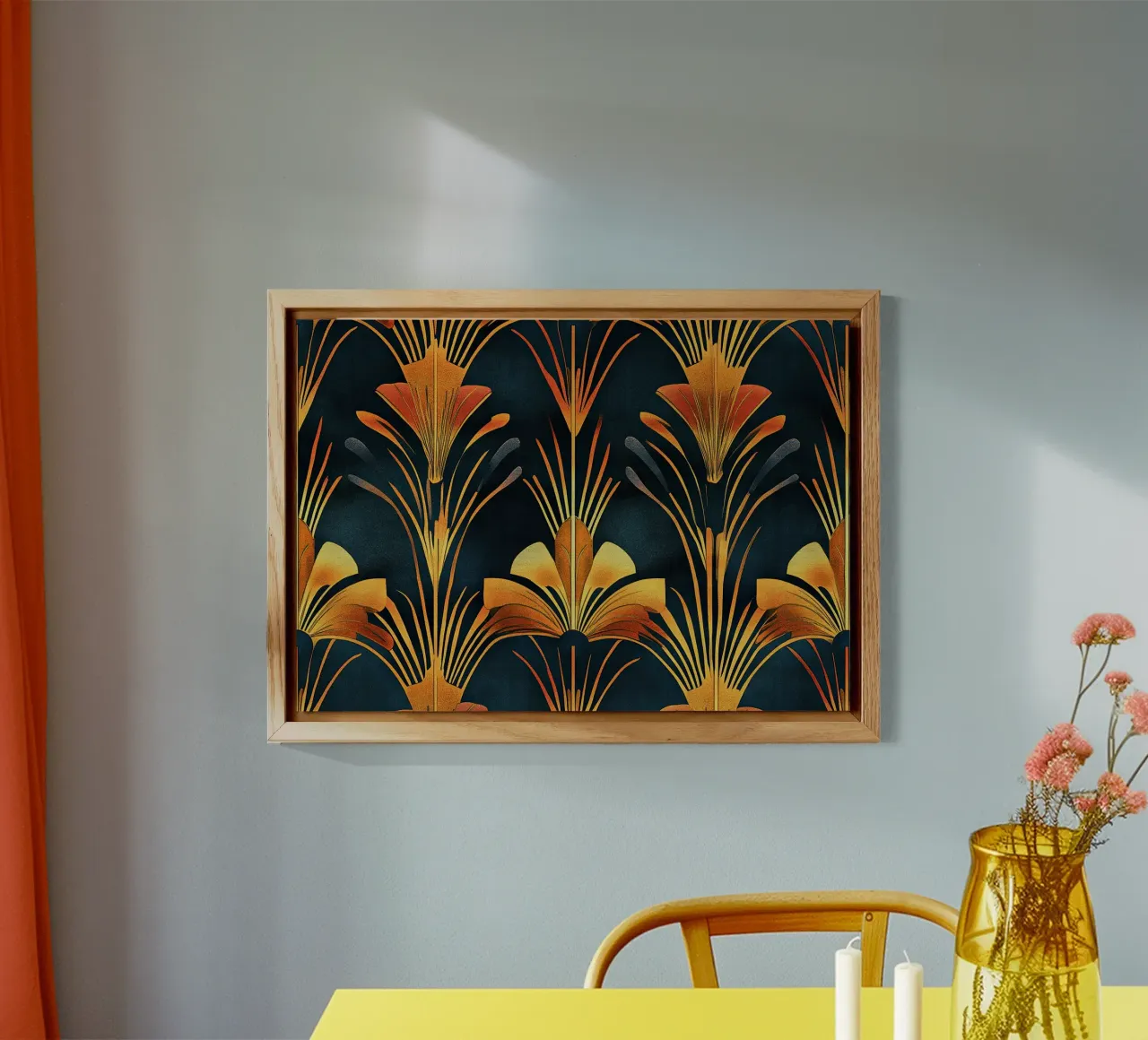 Art Deco "Angles of Ambition" alluminio dibond da Nikis Art Studio