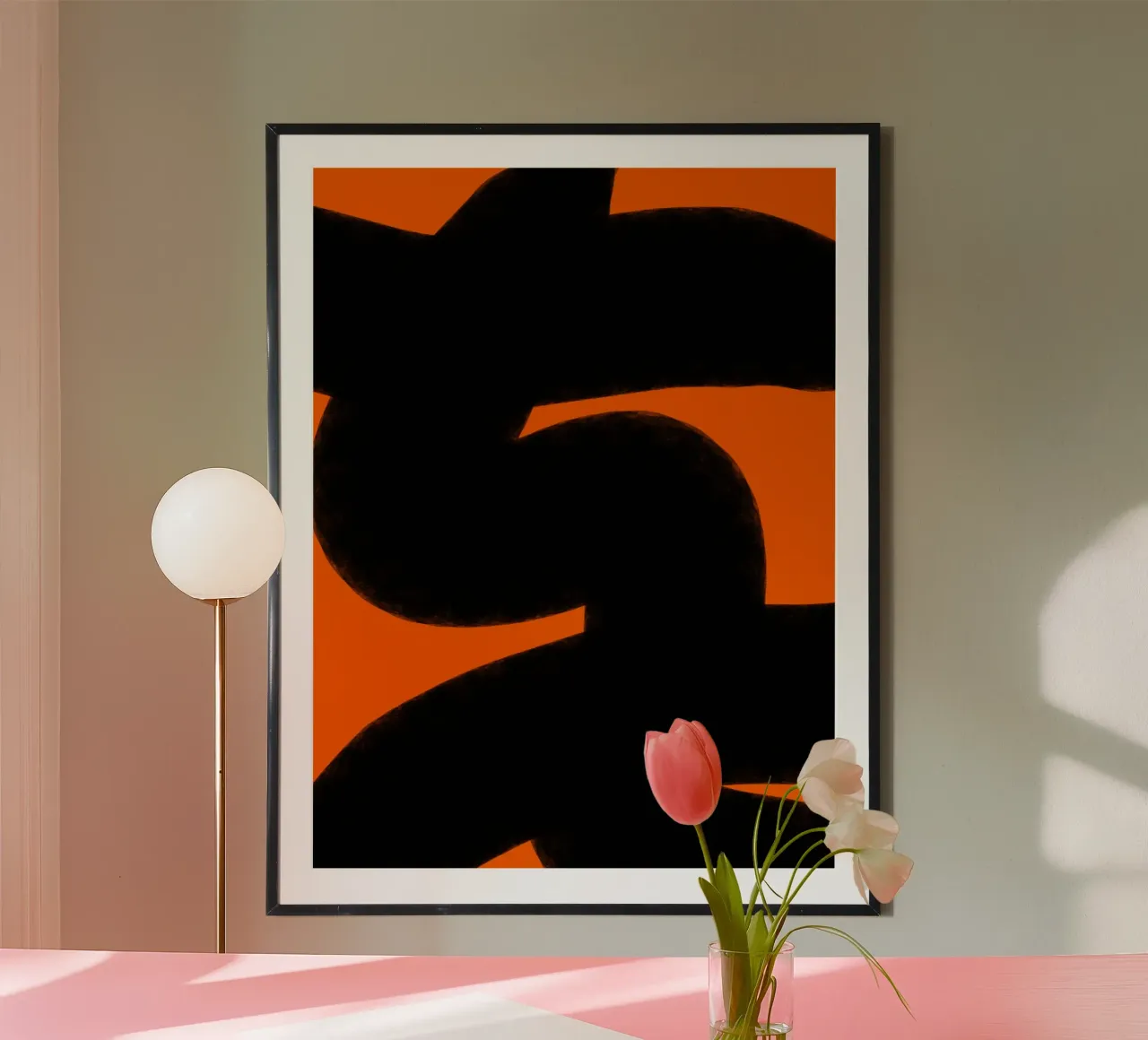 Vivid Orange poster da Mathudace Créas