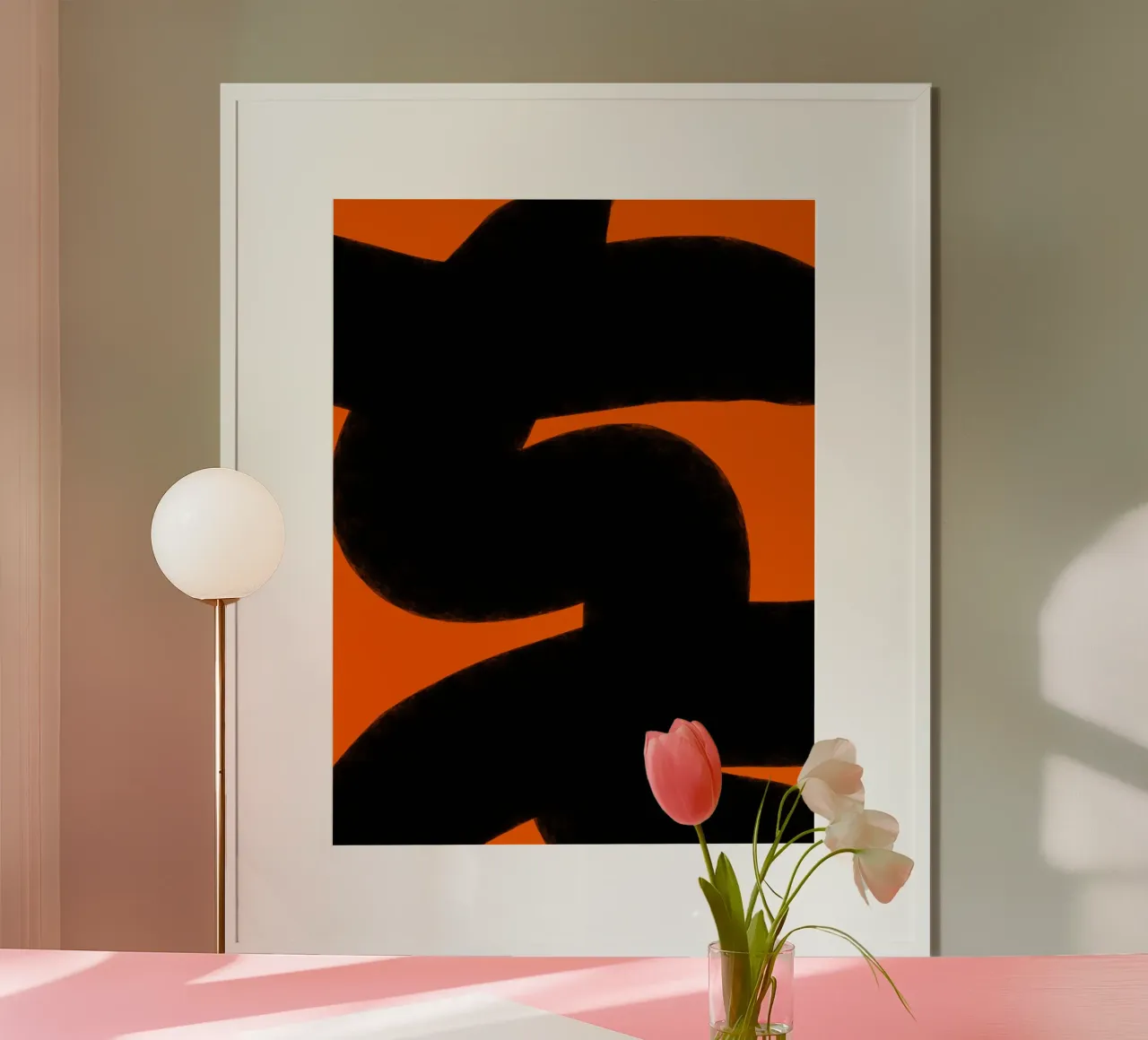 Vivid Orange poster da Mathudace Créas