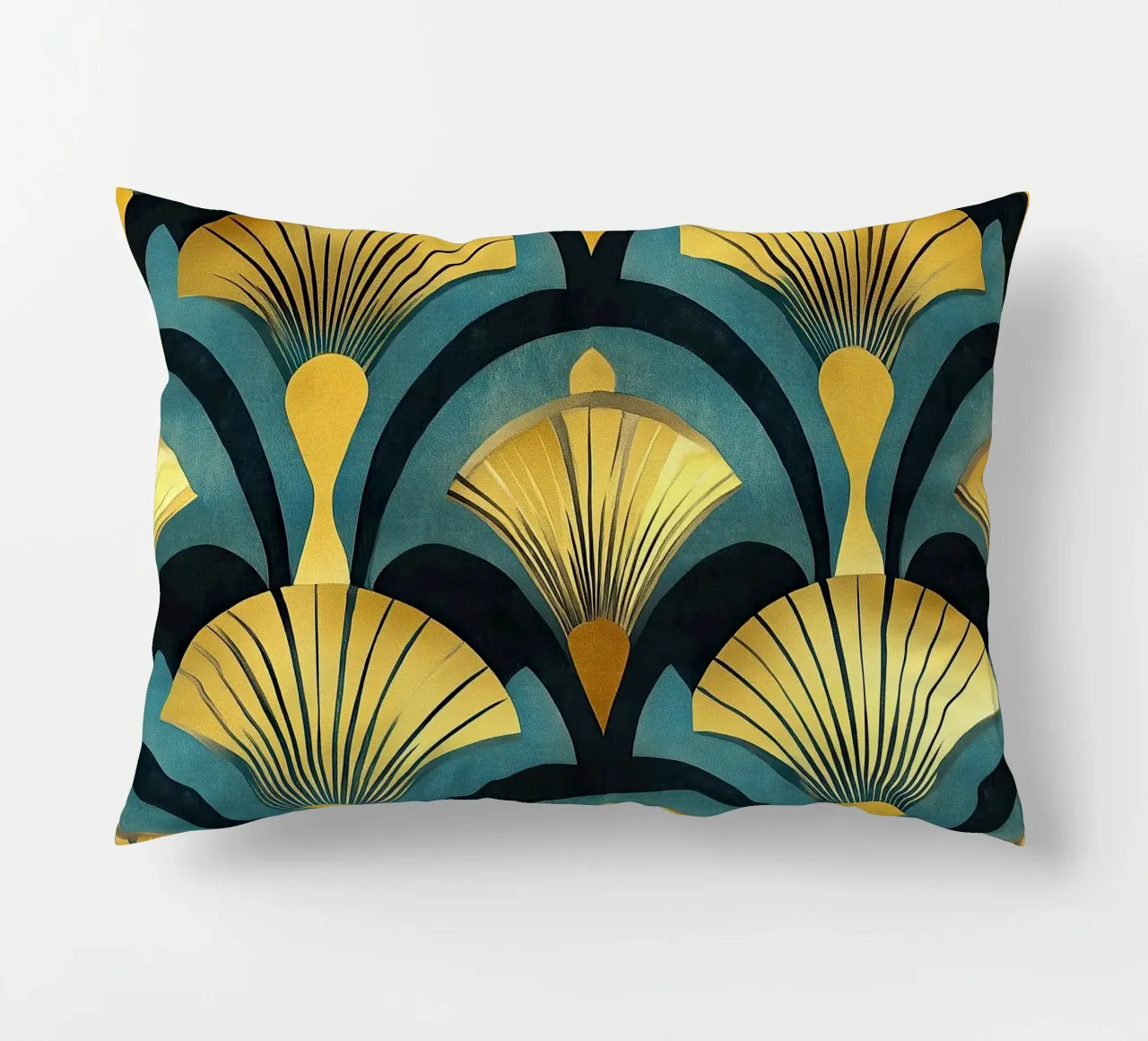 Art déco decorative cushion by Nikis Art Studio