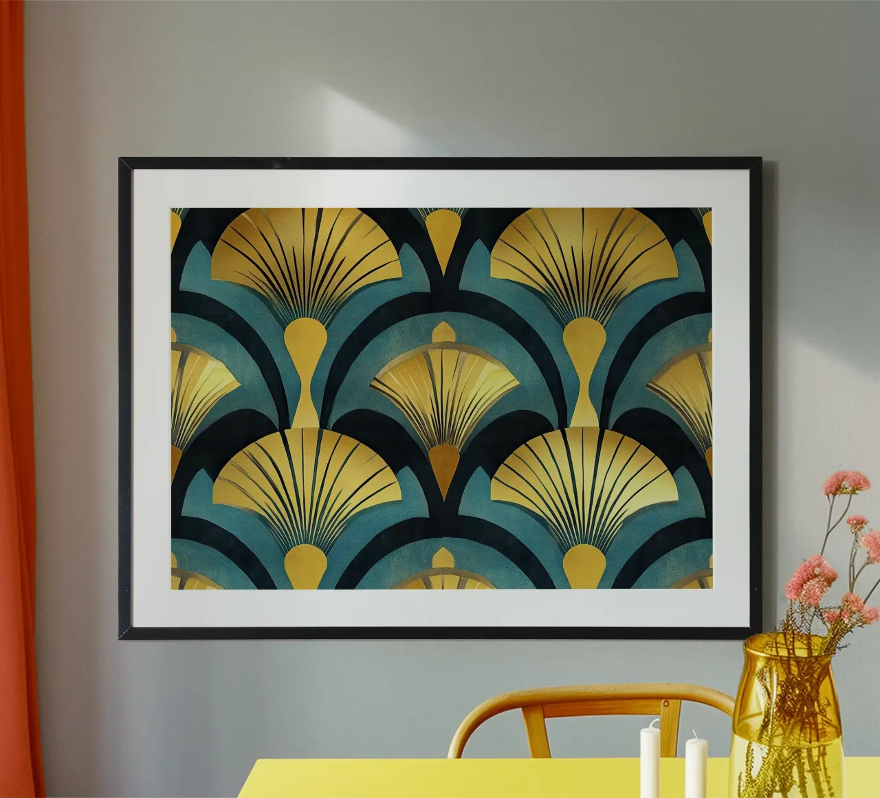 Art déco poster da Nikis Art Studio