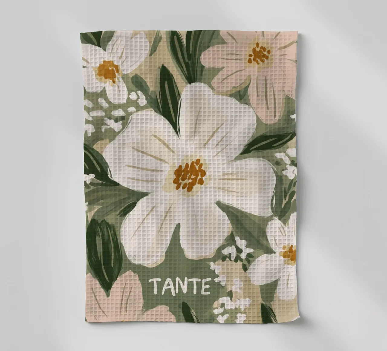 Tante tea towel by treechild